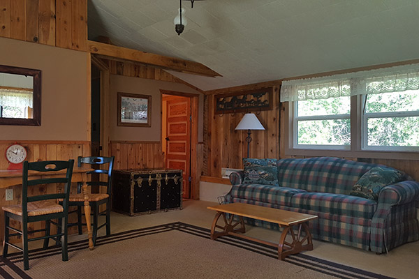 Blacktail Ranch River Cabin Living Room