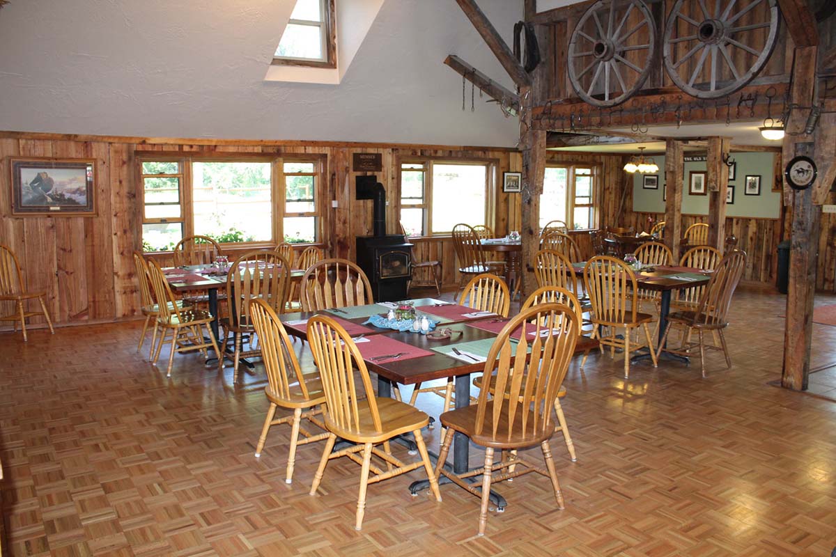 Dude Ranch Meals Lodge Dining Room