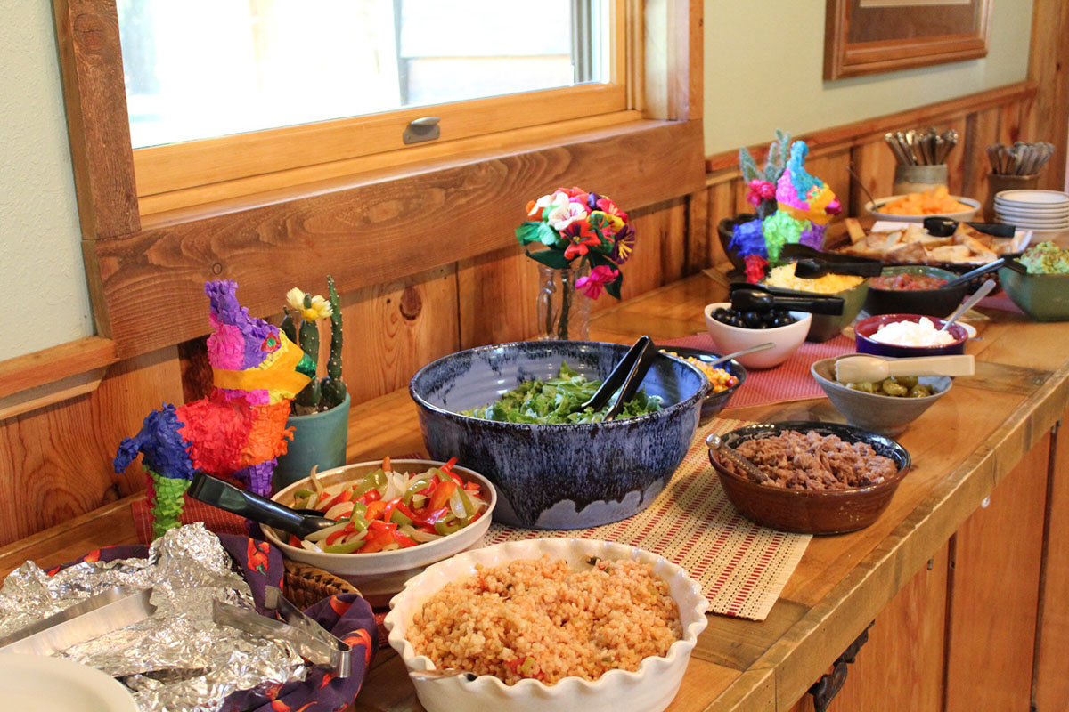 Dude Ranch Meals Mexican Buffet