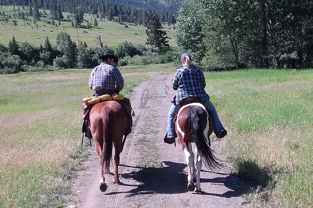 Horseback Riding Heading Out