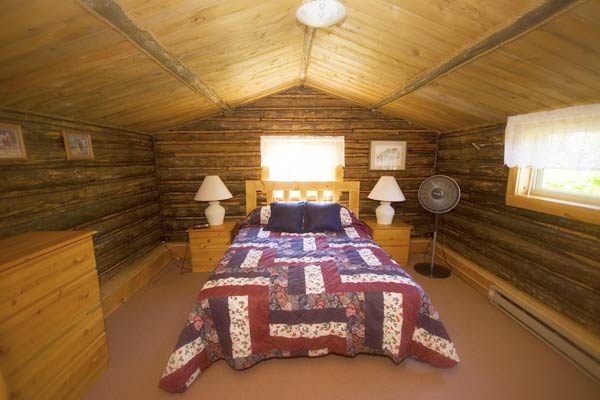 Raymer Cabin Loft Bedroom