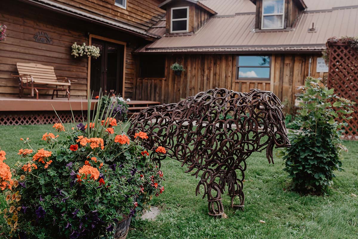 Blacktail Ranch Lodge Sculpture