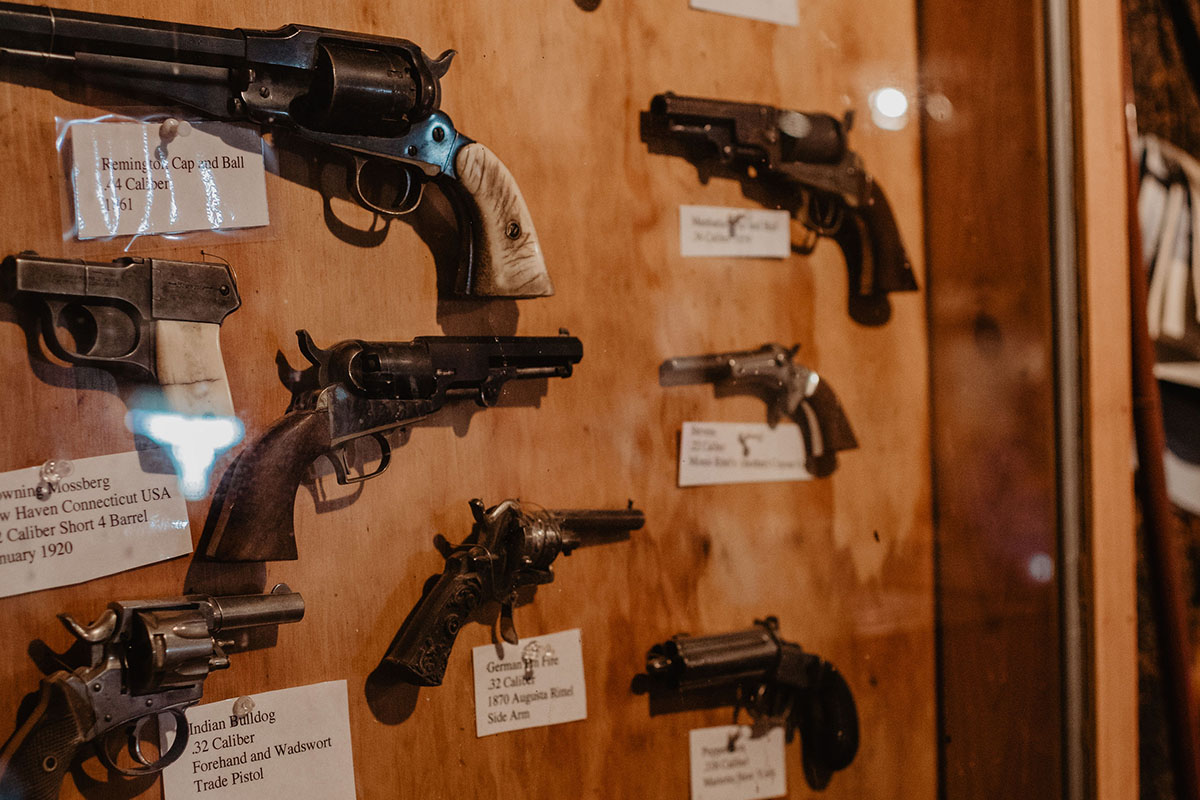 Blacktail Ranch Museum Gun Display